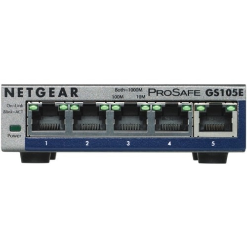 Netgear ProSafe Plus Switch, 5-Port Gigabit Ethernet 4