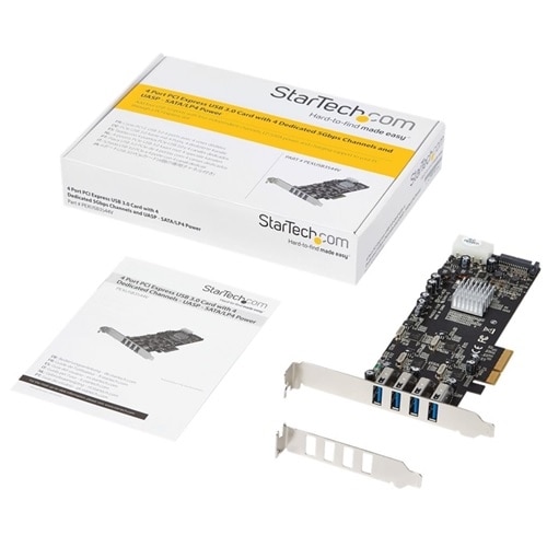 StarTech.com USB Adapter - PCI Express x4 - Plug-in Card 5