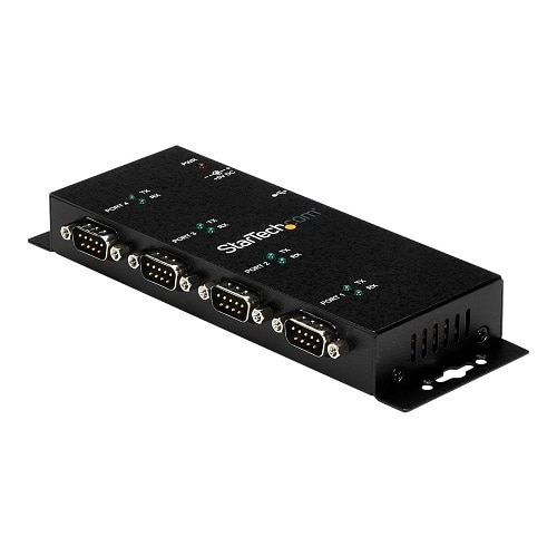 StarTech.com USB to Serial Adapter Hub‚ 4 Port‚ Industrial‚ Wall Mount‚ Din Rail‚ COM Port Retention 2