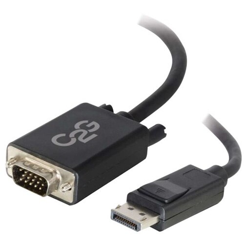 C2G 1m DisplayPort to VGA Adapter Cable DP to VGA Black cavo