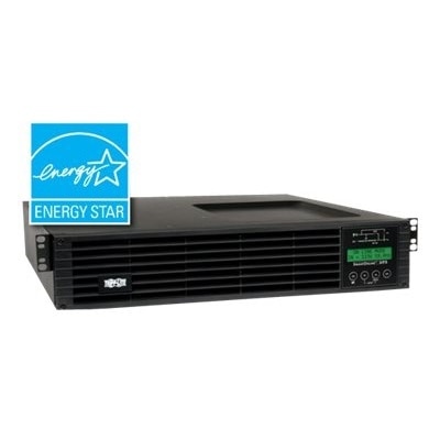 Tripp Lite by Eaton series UPS SmartOnline 2000VA 1800W 120V Double-Conversion Sine Wave UPS - 7 Outlets Extended Run Network Card Option LCD USB DB9 2U Rack/Tower 3