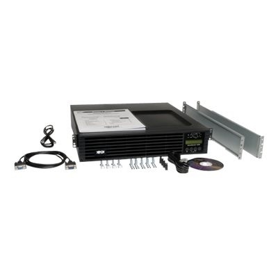 Tripp Lite by Eaton series UPS SmartOnline 2000VA 1800W 120V Double-Conversion Sine Wave UPS - 7 Outlets Extended Run Network Card Option LCD USB DB9 2U Rack/Tower 5