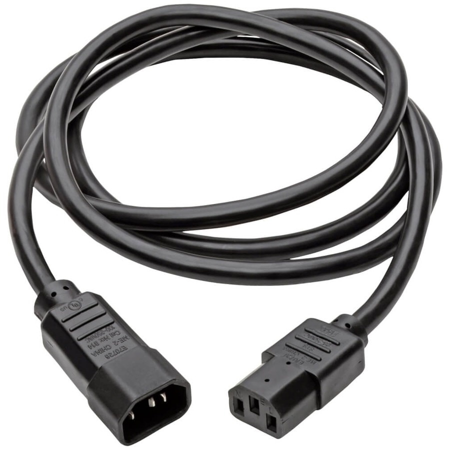 Tripp Lite by Eaton Heavy-Duty PDU Power Cord C13 to C14 - 15A 250V 14 AWG 10 ft. (3.05 m) Black 2