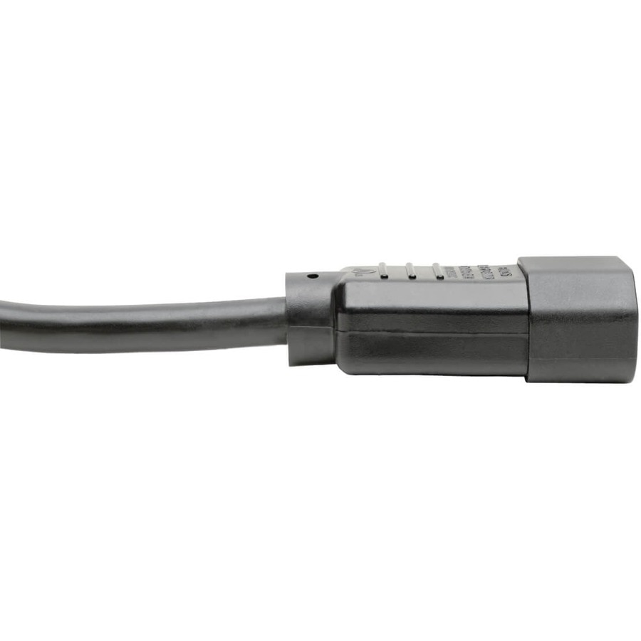 Tripp Lite by Eaton Heavy-Duty PDU Power Cord C13 to C14 - 15A 250V 14 AWG 10 ft. (3.05 m) Black 3