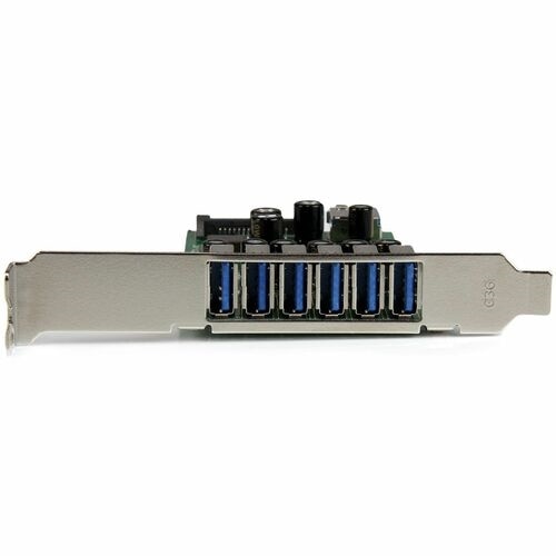 StarTech 7 Port PCI Express USB 3.0 Card, 5Gbps, Standard and Low-Profile Design, TAA 3