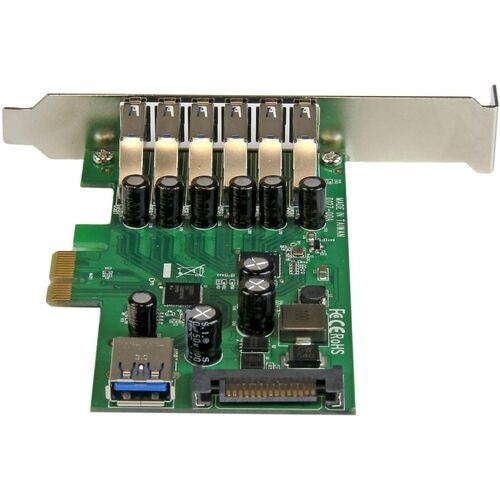 StarTech 7 Port PCI Express USB 3.0 Card, 5Gbps, Standard and Low-Profile Design, TAA 4