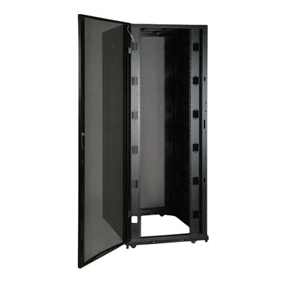 Tripp Lite by Eaton 42U SmartRack Wide Standard-Depth Rack Enclosure Cabinet with Two Pre-Installed SRCABLEVRT3 with sides & doors 2
