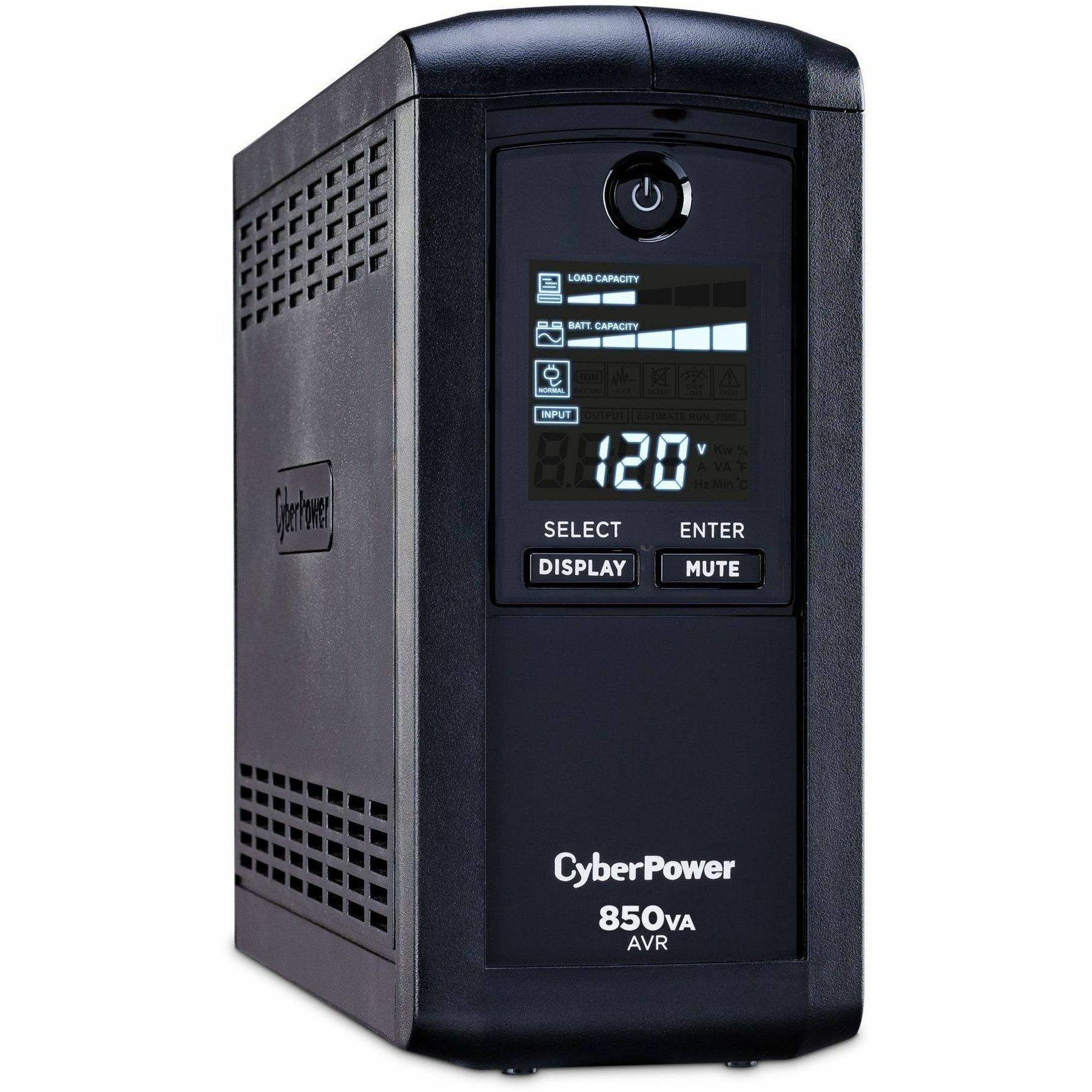 CyperPower 850 VA 510 W Mini-Tower Simulated Sine Wave Qty 9 - NEMA 5-15R 3