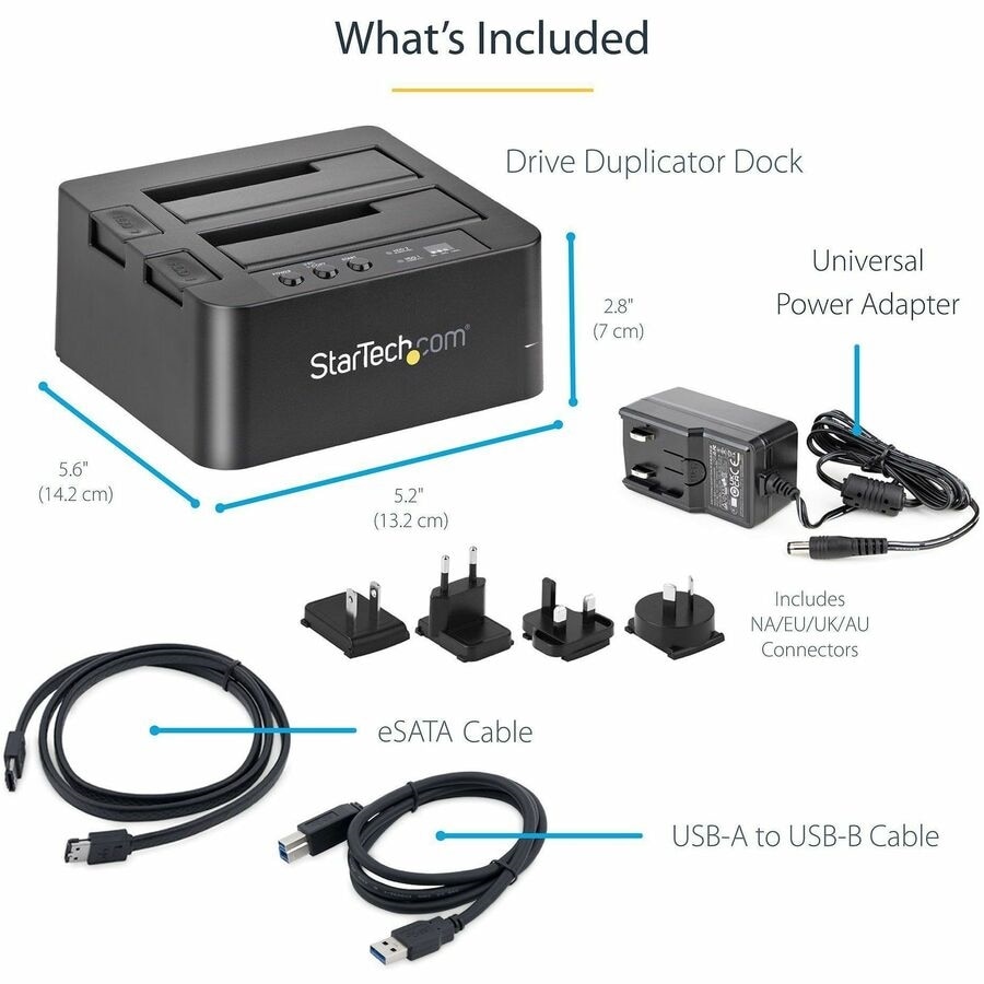 StarTech.com (SDOCK2U33RE) Hard Drive Duplicator 6