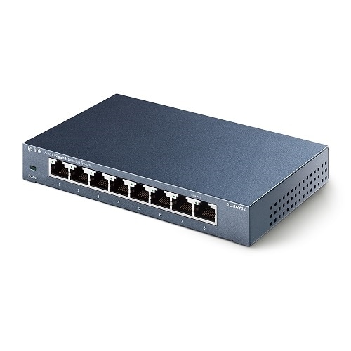 TP-LINK 8 port TL-SG108 8 port Metal Gigabit Switch Switch unmanaged 8 x 10/100/1000 desktop 2