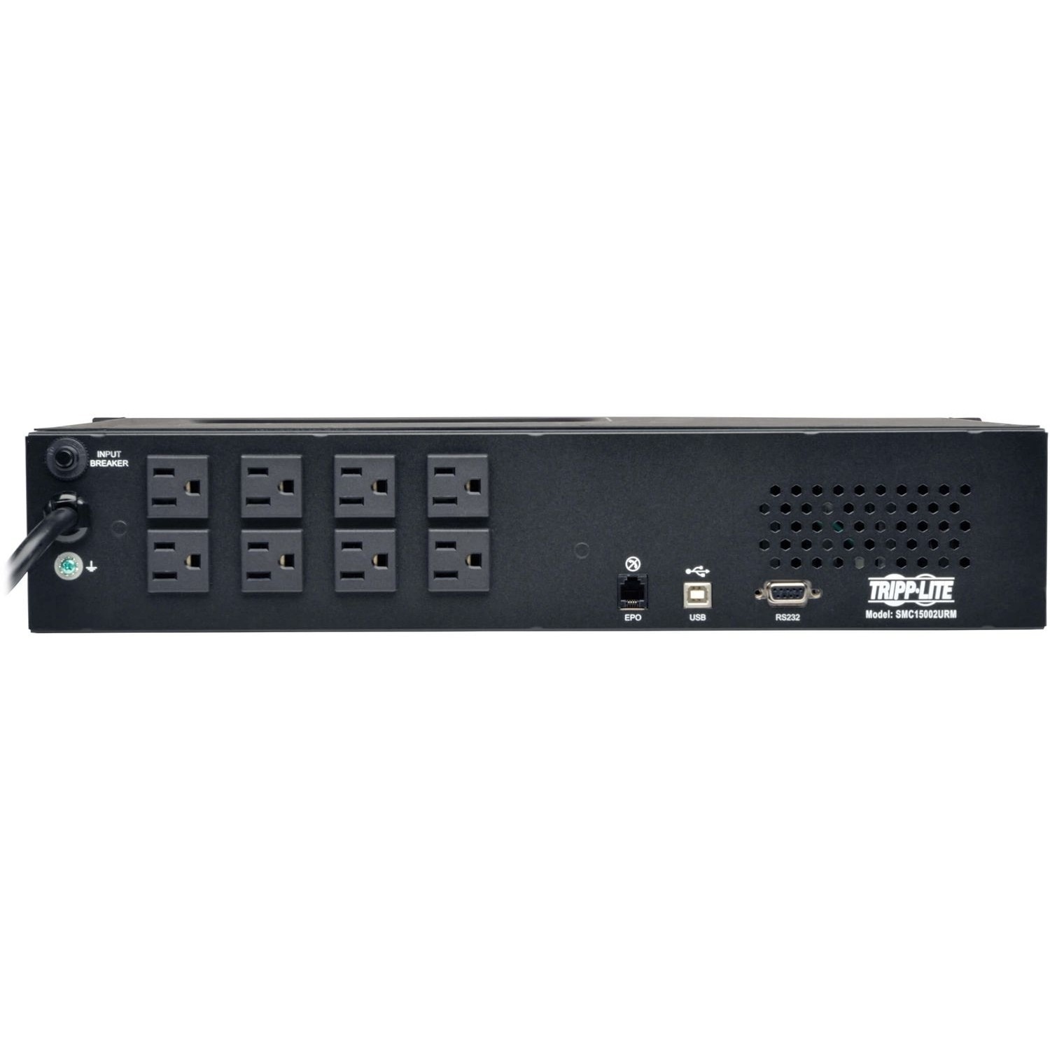 Tripp Lite by Eaton UPS SmartPro 120V 1.5kVA 1kW Line-Interactive Sine Wave UPS 2U Rack/Tower LCD USB DB9 8 Outlets 4