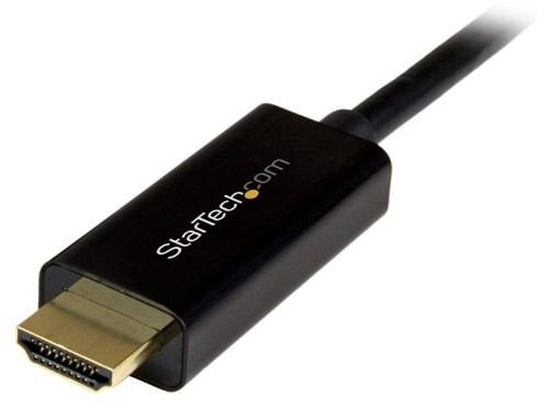 StarTech.com 2 m ディスプレイポート/HDMI A/V ケーブル - 1 各 4