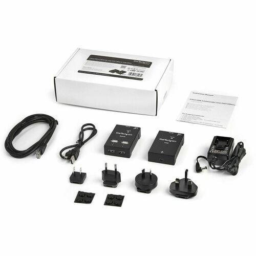 StarTech.com 4 Port USB 2.0-Over-Cat5-or-Cat6 Extender - up to 130ft (40m) 2