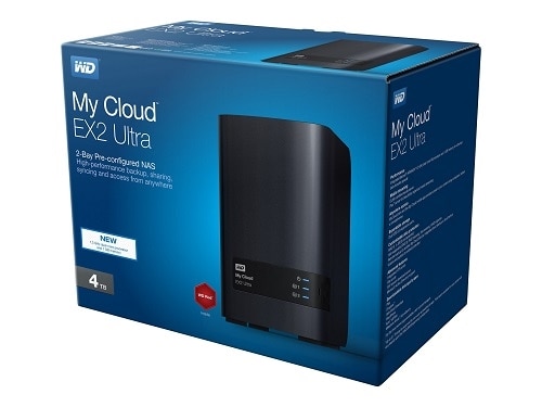 WD My Cloud EX2 Ultra WDBVBZ0040JCH - personal cloud storage device - 4 ...