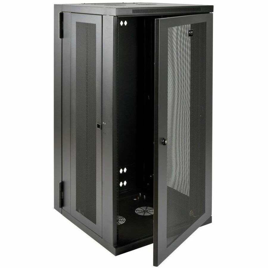 Tripp Lite by Eaton SmartRack 26U UPS-Depth Wall-Mount Half-Height Rack Enclosure Hinged Back 3