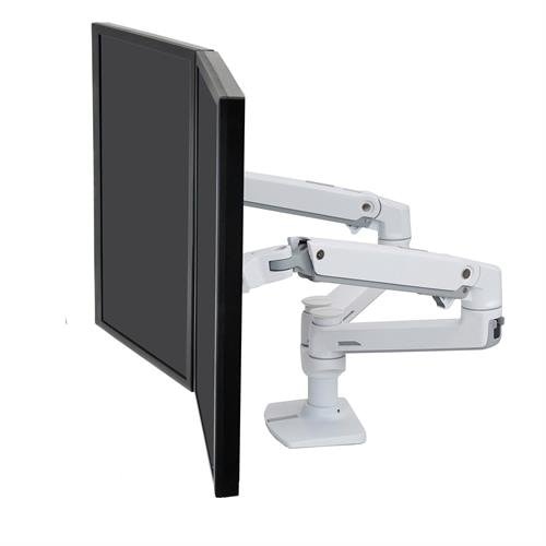 Ergotron LX Dual Monitor Side-by-Side Arm (white) Desk Mount | Dell USA