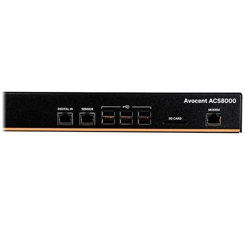 Vertiv Avocent ACS 8000 16-port Serial Console Server, Dual AC Power, Analog Modem 4