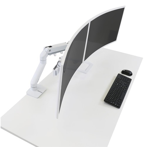 Ergotron HX Desk Dual Monitor Arm Polished Dell Australia