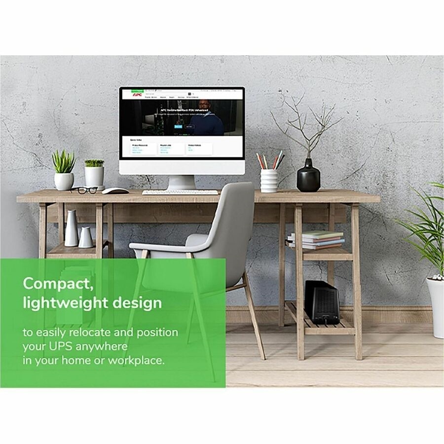 APC Back-UPS 425VA UPS Battery Backup (BE425M) 9