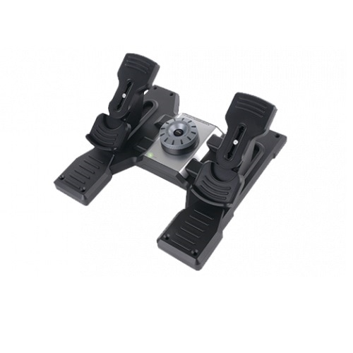 Logitech G Flight Rudder Pedals Professional Simulation Rudder Pedals with Toe Brake 3