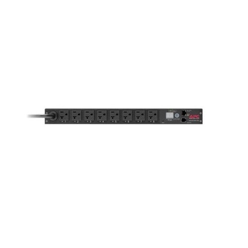 APC NetShelter Switched Rack PDU, 1U, 20A, 120V, 8 NEMA 5-20 outlet 2