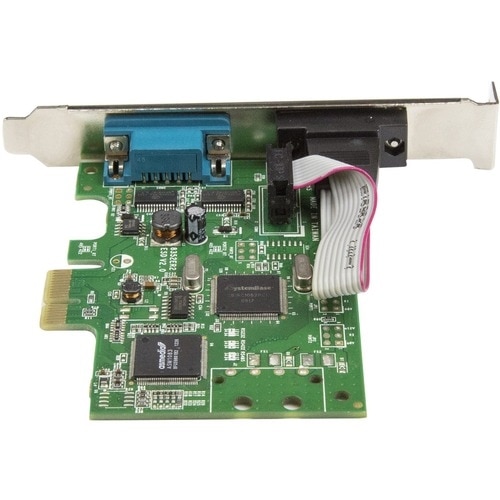 StarTech.com PCI Express Serial Card‚ 2 port‚ Dual Channel 16C1050 UART‚ Serial Port PCIe Card‚ Serial Expansion Card 3