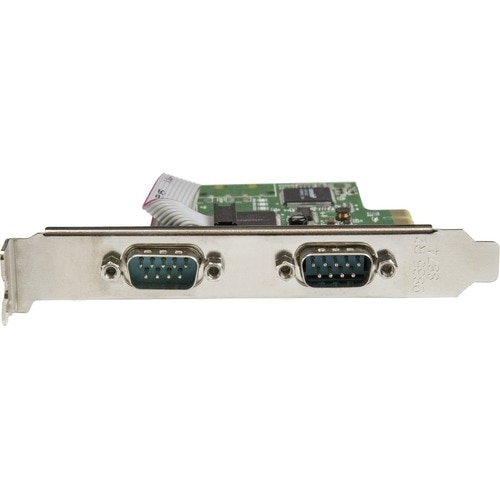 StarTech.com PCI Express Serial Card‚ 2 port‚ Dual Channel 16C1050 UART‚ Serial Port PCIe Card‚ Serial Expansion Card 4