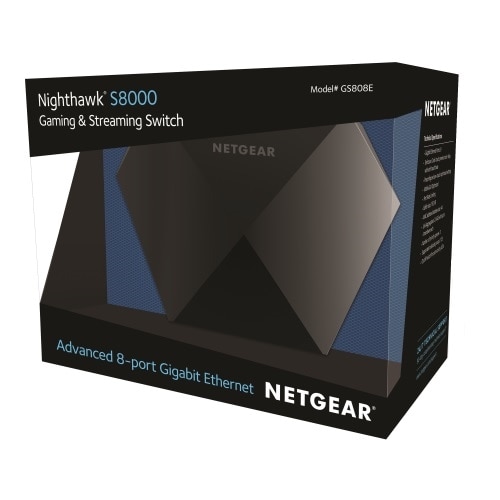 Netgear GS808E Nighthawk S8000 Gaming & Streaming Advanced 8Port