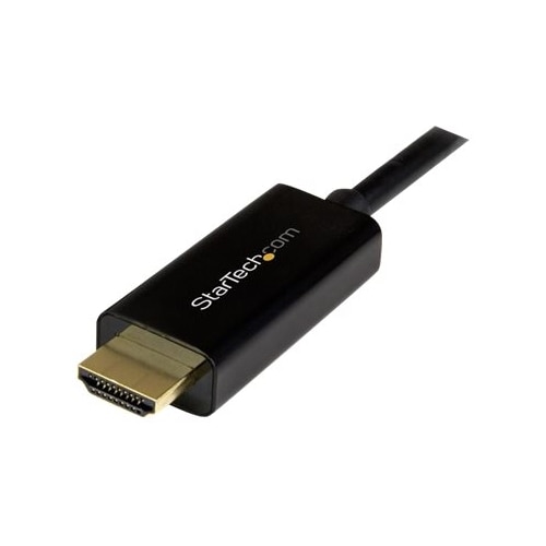StarTech.com 10ft (3m) DisplayPort to HDMI Cable, 4K 30Hz Video, DP 1.2 to HDMI Adapter Cable Converter for HDMI Monitor/Display, Passive 5