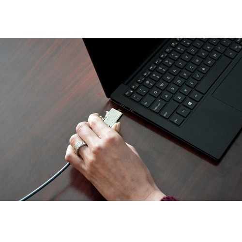 Noble TZ18T Low Profile Wedge Lock - Laptop locking kit - silver 8