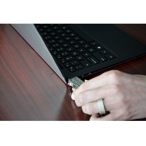 Noble TZ18T Low Profile Wedge Lock - Laptop locking kit - silver 9