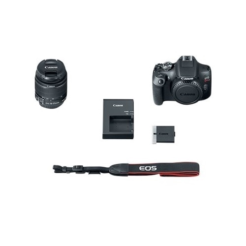 Canon EOS Rebel T7 24.1 Megapixel Digital SLR Camera with Lens - 0.71" - 2.17" 6