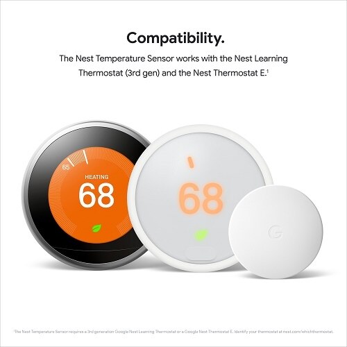 Google Nest Temperature Sensor Smart Home Thermostat Sensor Dell USA