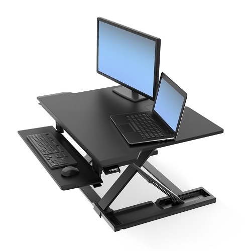 Ergotron WorkFit-TX - Standing desk converter - Rectangular - Black 4