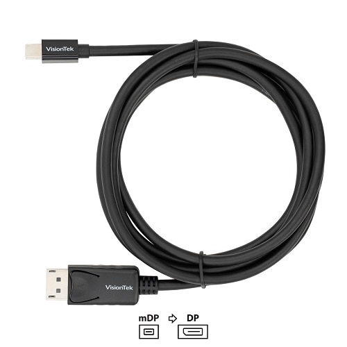 VisionTek Mini DisplayPort to DisplayPort 2M Active Cable (M/M) 3