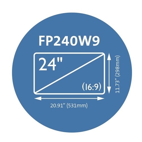 Kensington FP240W9 Privacy Screen for 24" Widescreen Monitors (16:9) Matte, Glossy, Tinted Clear 2