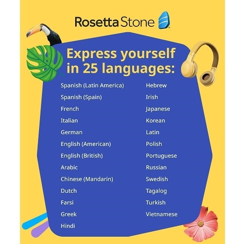 Download Rosetta Stone Language Learning Software�Lifetime Access 25 Languages 4