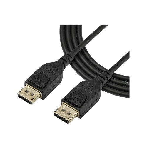 StarTech.com 2 m VESA Certified DisplayPort 1.4 Cable - 8K 60Hz HBR3 HDR - 6 ft Super UHD 4K 120Hz - DP to DP Slim Video Monitor Cord M/M 3