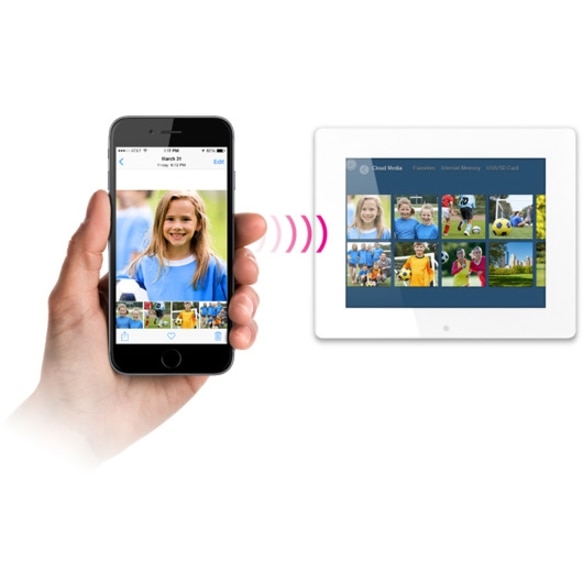 8" WiFi Touchscreen Digital Photo Frame 5