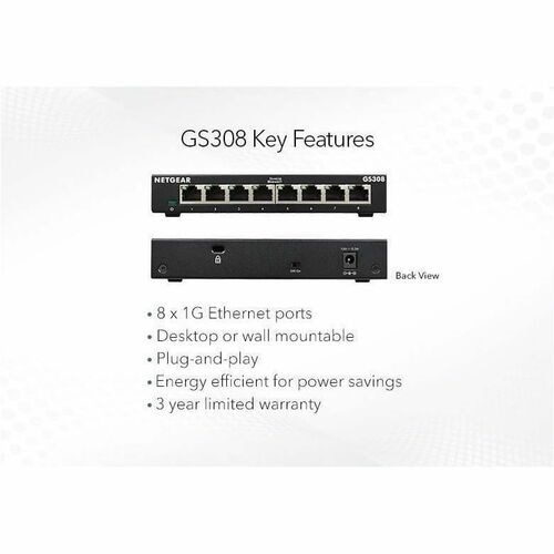 Netgear GS308 Ethernet Switch 6