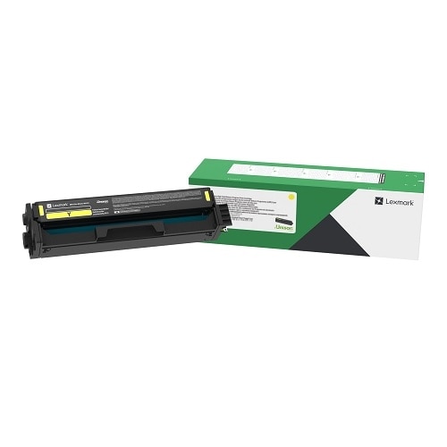 Lexmark Original Laser Toner Cartridge - Yellow Pack 2