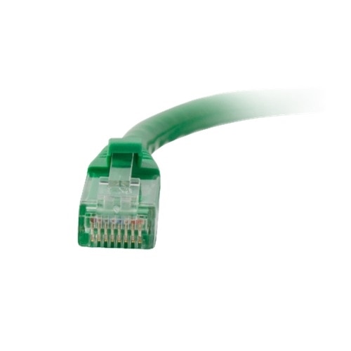 C2G 25ft Cat6a Snagless Unshielded (UTP) Ethernet Cable - Cat6a Network Patch Cable - PoE - Green 3