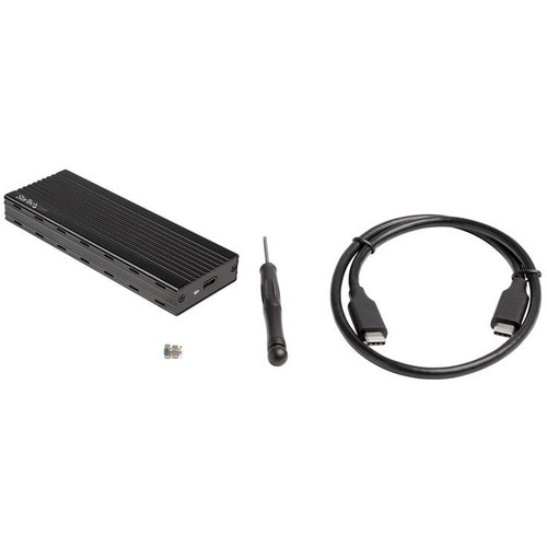 StarTech.com USB-C (10Gbps) to M.2 NVMe SSD Enclosure - Portable M.2 PCIe Aluminum Case - 1GB/s Read & Write - Mac & PC 5
