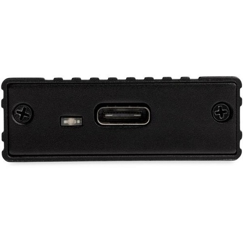 StarTech.com USB-C (10Gbps) to M.2 NVMe SSD Enclosure - Portable M.2 PCIe Aluminum Case - 1GB/s Read & Write - Mac & PC 10