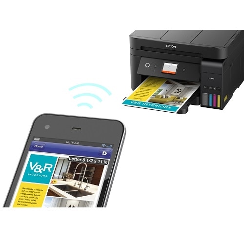 Epson EcoTank ET-4760 Wireless Color All-in-One Cartridge-Free ...