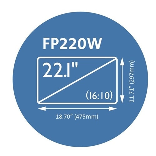Kensington FP220W Privacy Screen for 22.0" Widescreen Monitors (16:10) 2