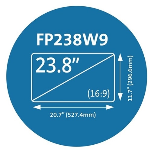 Kensington FP238W9 Privacy Screen for 23.8" Widescreen Monitors (16:9) 2