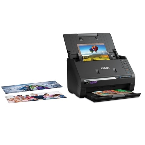 Epson FastFoto Wireless Photo & Document Duplex Scanner (Black) - FF ...