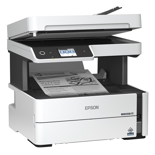 Epson WorkForce ST-M3000 Wireless Black & White All-In-One Inkjet SuperTank Printer with Fax 4