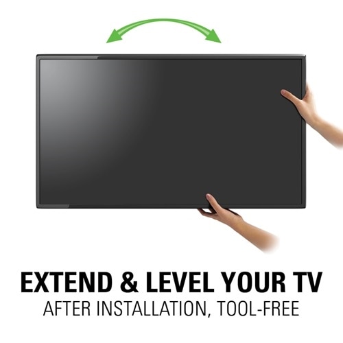 Sanus Full Motion TV Wall Mount - Adjustable Wall Mount - For 46-90 Inch Flat Panel TVs - Black 6